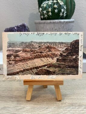 Antique 1907 Grand Canyon Arizona Bissell’s Point Posted Postcard